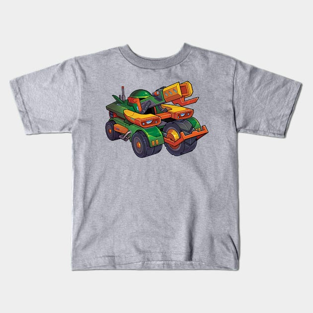 Micro Bots - Brains Kids T-Shirt by Prometheus Game Labs